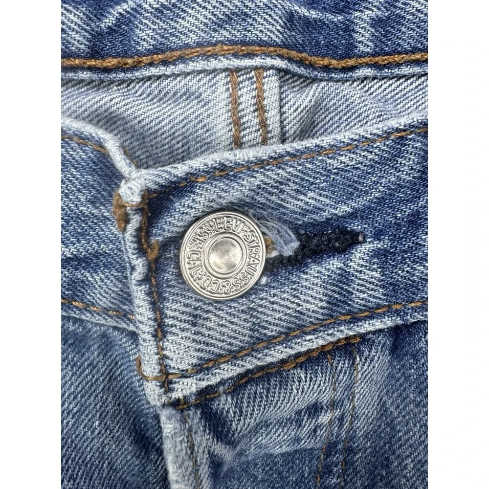 Levi's 501 Original Fit Jeans Men's 31 x 32 Y2K Button Fly Straight Medium Wash